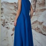 Princess Blue ilga lino suknelė