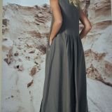 Shadow ilga lino suknelė