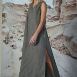 Shadow ilga lino suknelė