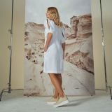 Pūstų rankovių suknelė