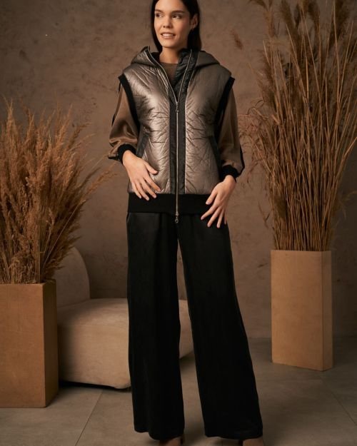 Šilta liemenė in Dydis 36 and Spalva Pilka/Sidabro