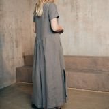 Ilga lininė suknelė