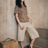 Midi laisvi lininiai šortai