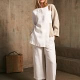 Dviejų spalvų asimetrinė palaidinė