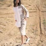 Dviejų spalvų asimetrinė palaidinė