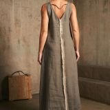 Shadow minimalistinė lininė suknelė