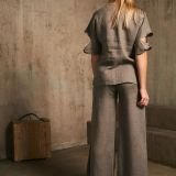 Shadow ilgos kelnės su skeltukais