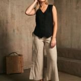 Dviejų spalvų asimetrinė liemenė