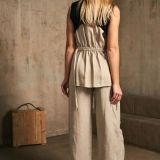 Dviejų spalvų asimetrinė liemenė