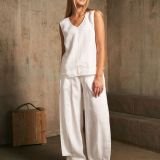 Balta lininė palaidinė