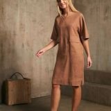 Amber Raw stilinga lininė suknelė