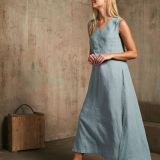 Melsva lino suknelė