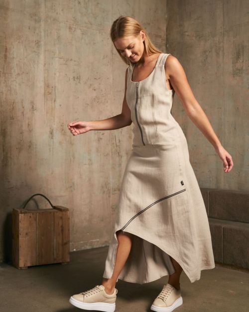 Midi ilgio suknelė – sarafanas