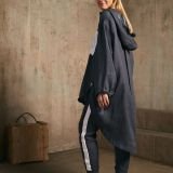 Midnight navy oversize marškiniai