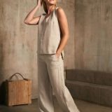 Midnight navy lininė palaidinė