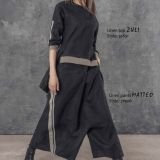 Platėjančios kapri kelnės