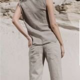 Džinsinės lininės kelnės