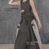 Ilga lininė suknelė