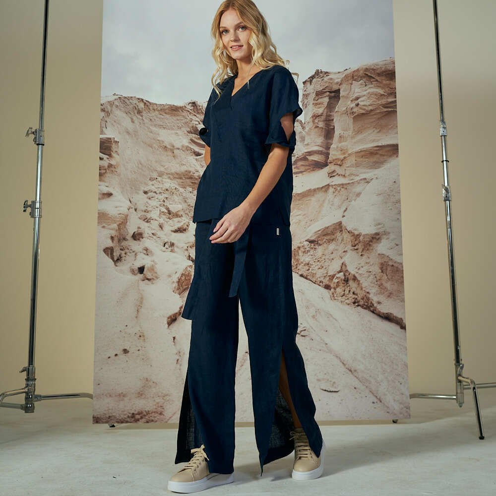 Stilinga lininė palaidinė