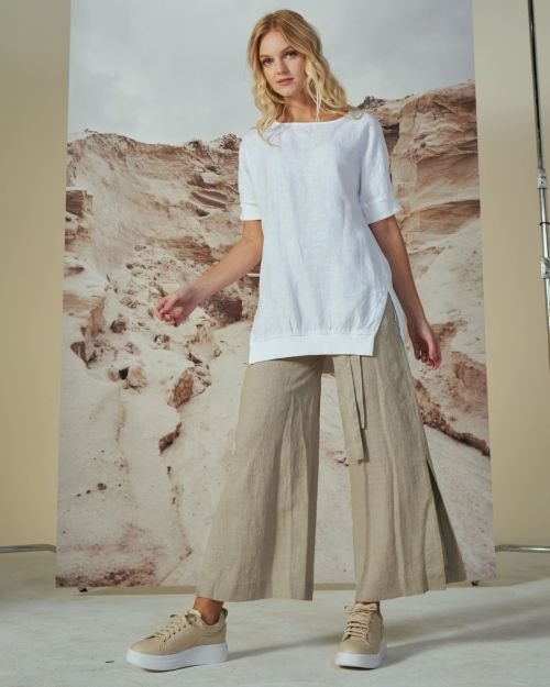 Prailginta lininė palaidinė