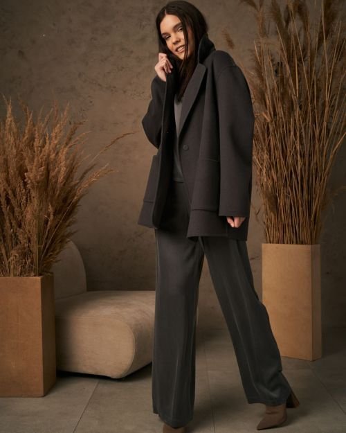 Laisvo silueto paltas