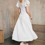 Itin romantiška lininė suknelė