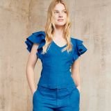 Palaidinė su raukiniais