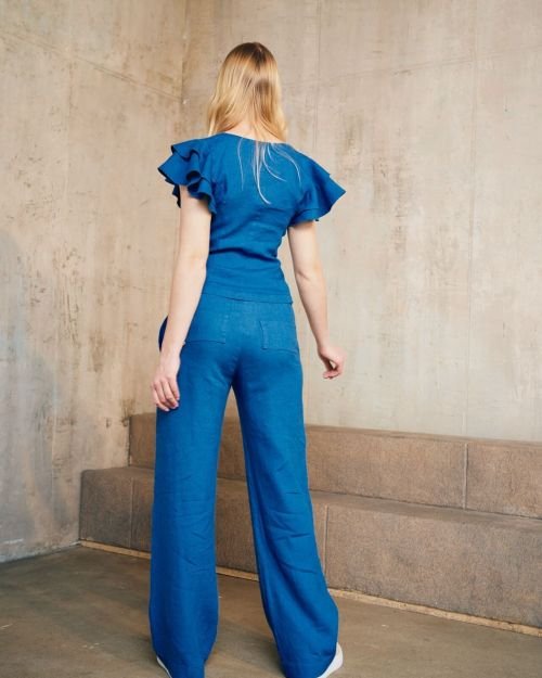 Princess blue lininės universalios kelnės