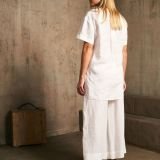 Plačios lininės kelnės