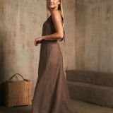 Morel dviejų dalių lininė suknelė