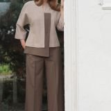 Šiltos klasikinio silueto kelnės