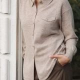 Rusvi megzto kašmyro marškinukai