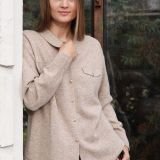 Rusvi megzto kašmyro marškinukai