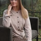 Rusvas  kašmyro megztukas