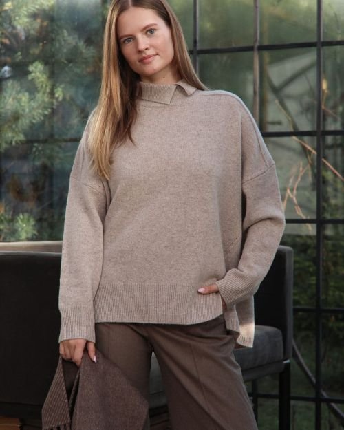 Oversize kašmyro megztinis