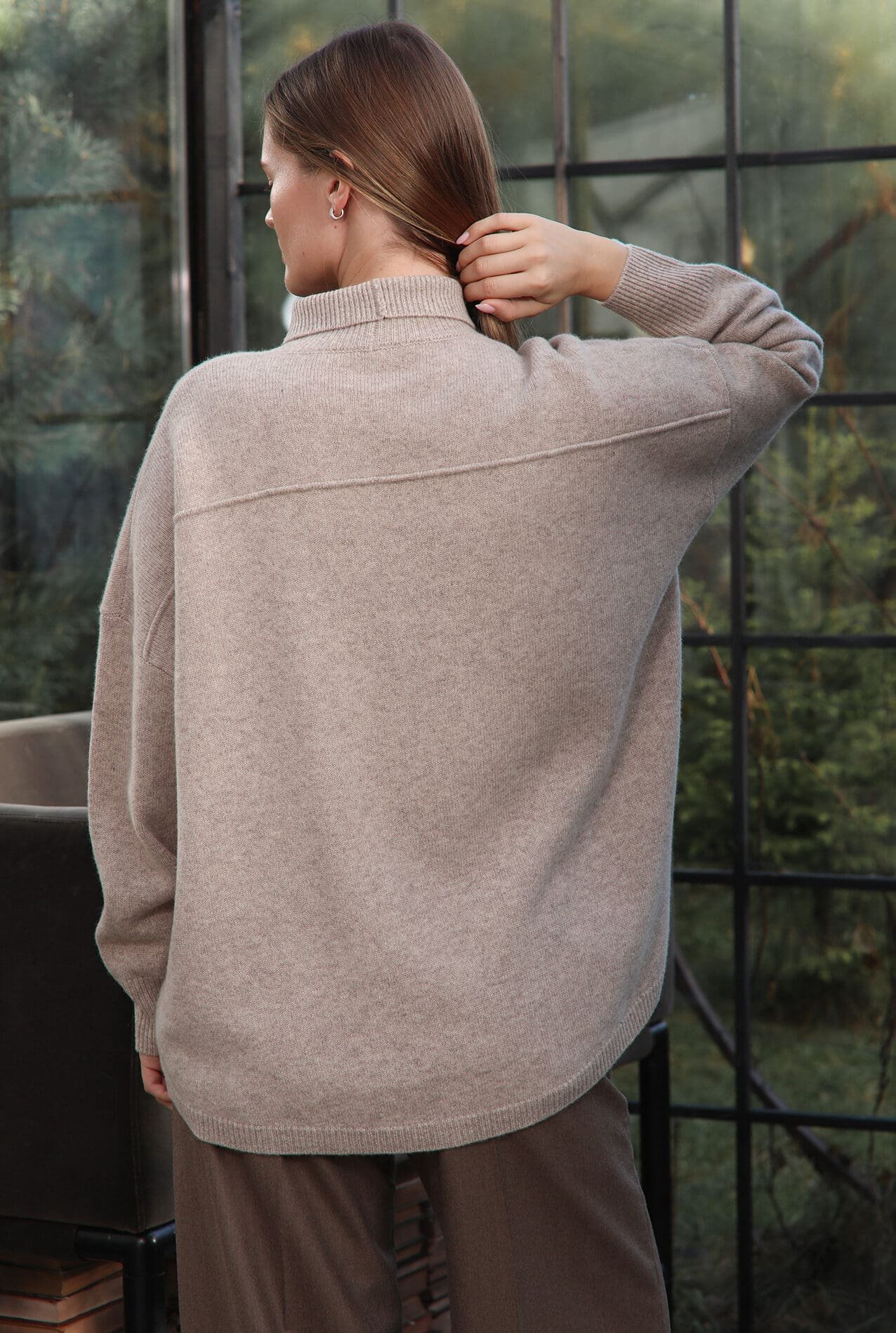 Oversize kašmyro megztinis