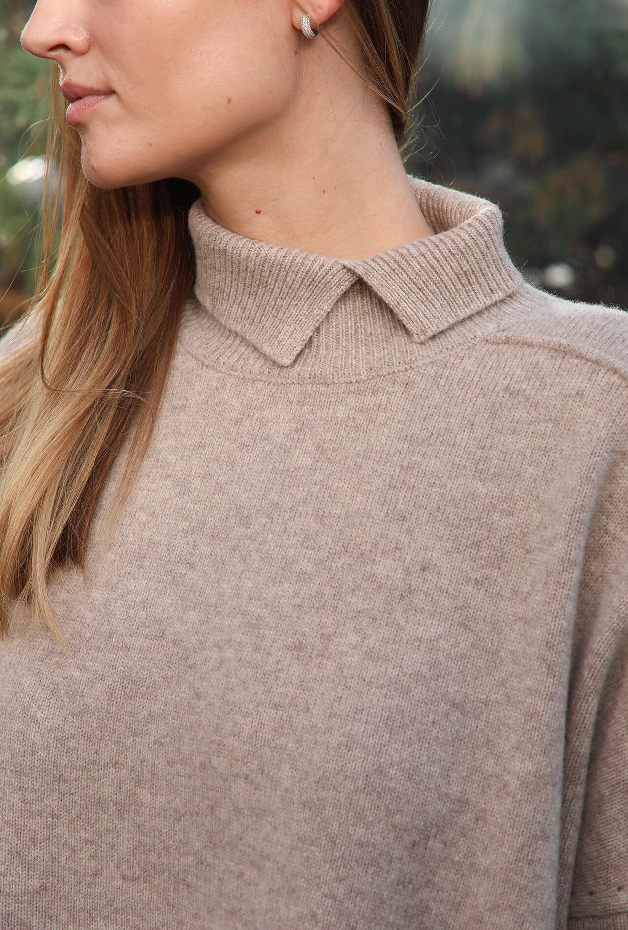 Oversize kašmyro megztinis