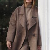 Dvipusis kašmyro paltas