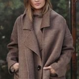 Dvipusis kašmyro paltas