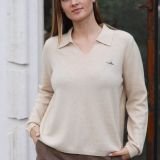 Natūralus klasikinis kašmyro megztukas