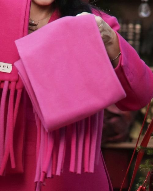 Rožinis šalikas in Spalva Švelni Rožinė and Dydis universalus