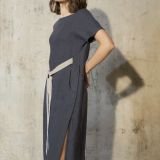 Midnight navy lininė suknelė Citta