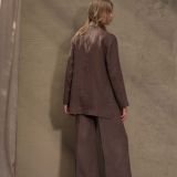 100% Lininis švarkas su prakirpimais šonuose