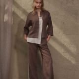 Asimetrinė Morel lininė palaidinė