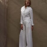 100% Lininis baltas švarkelis