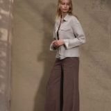 100% Lininis švarkelis su kišenėmis