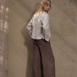 100% Lininis švarkelis su kišenėmis