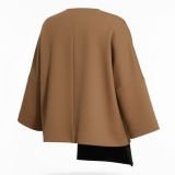 Asimetrinė vilnos palaidinė