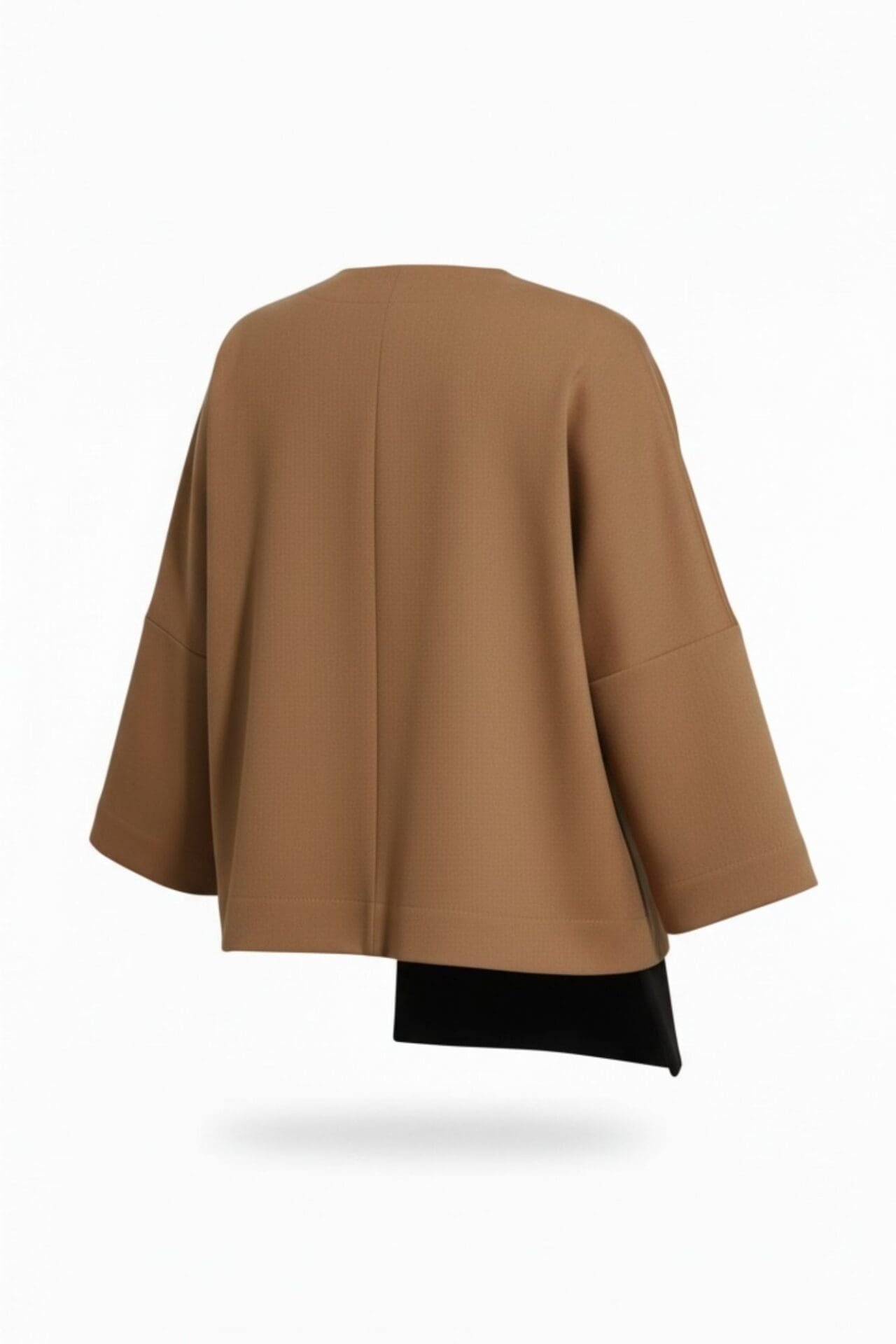 Asimetrinė vilnos palaidinė